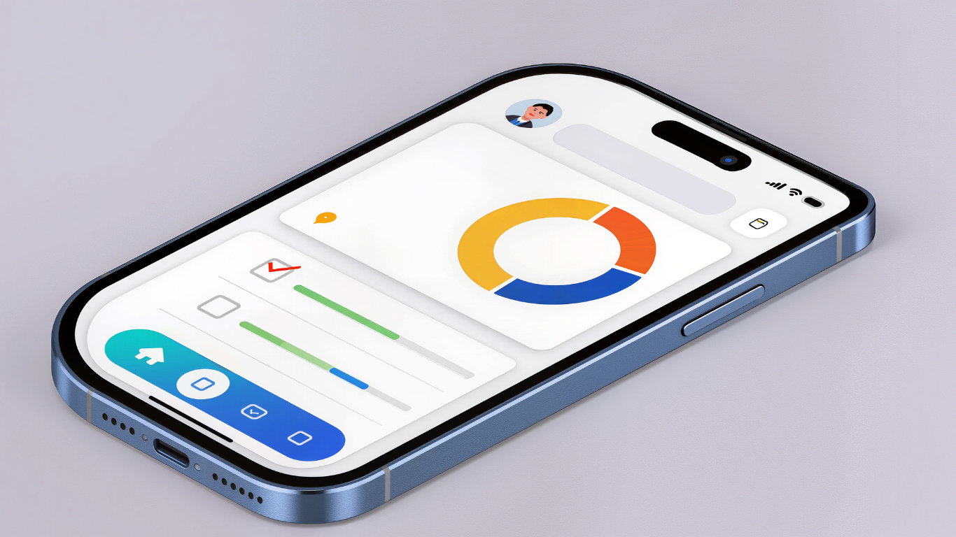 Clinical app interface design